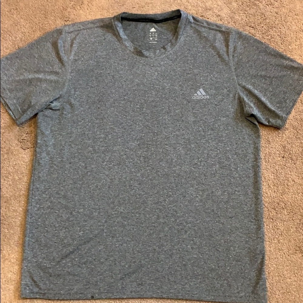 Adidas men’s heather gray t-shirt